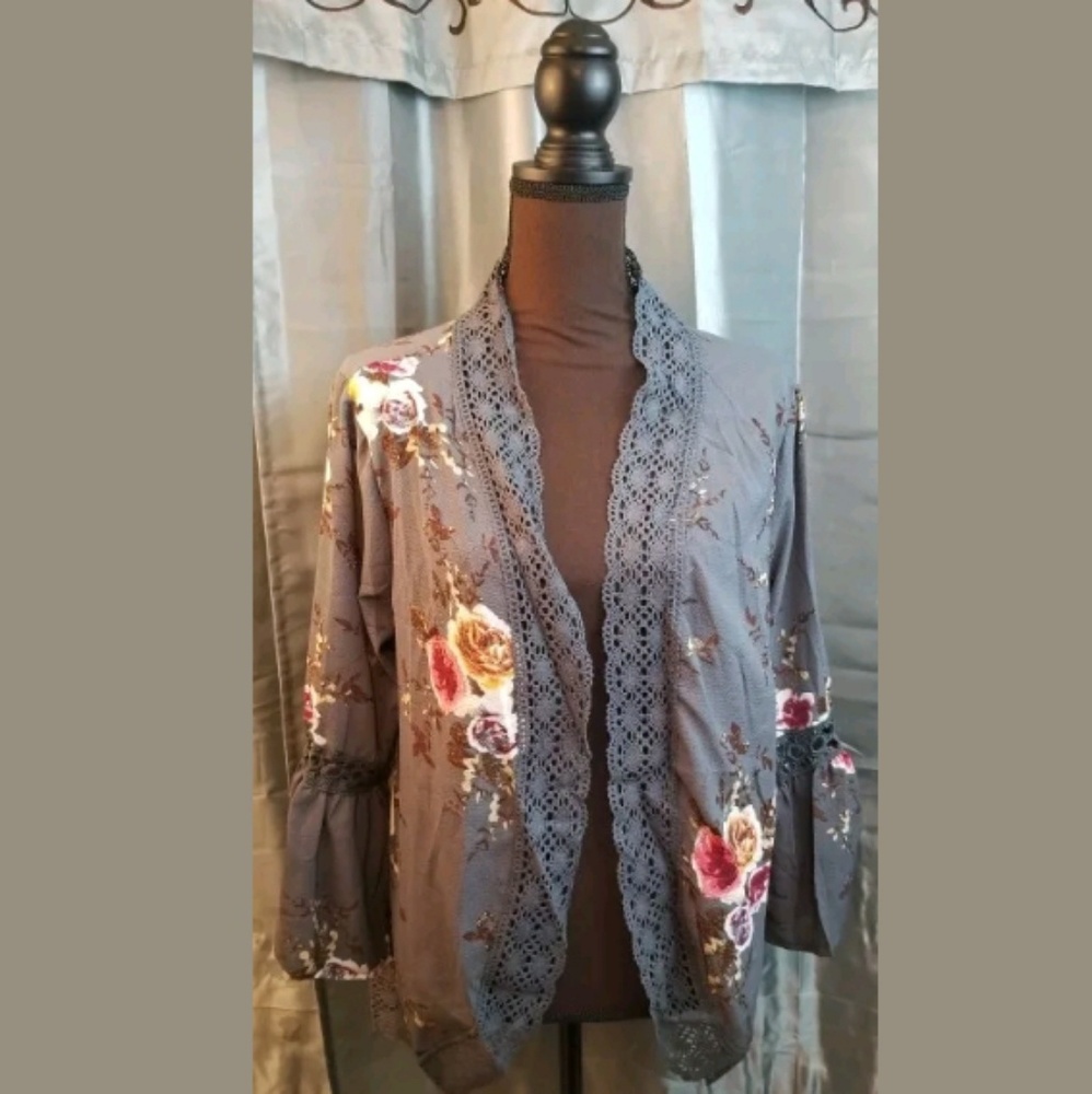 Floral kimono xl